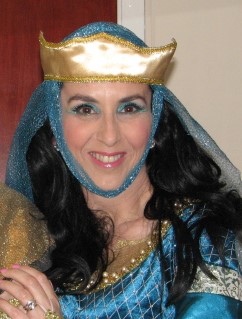 Sharon pictured as Queen Guenivere in TLC's 'Knight Fever' (picture by Robin Warne)