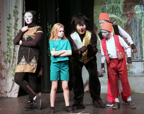 Jungle Book, CAODS December 2018 production, photo by Cheryl May.