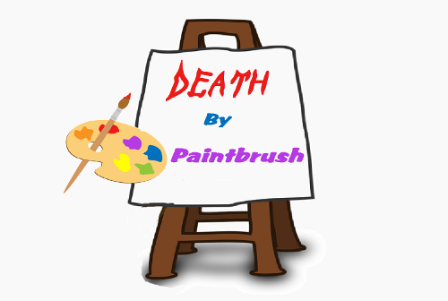 Death By Paintbrush by Lesley Gunn