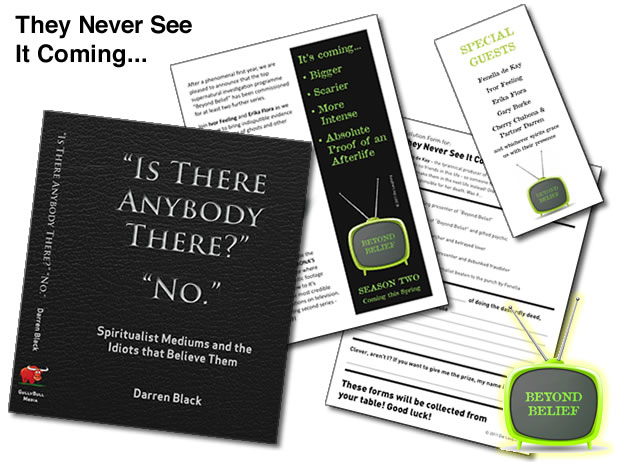 Additional material for They Never See It Coming by Die Laughing Murder Mysteries
