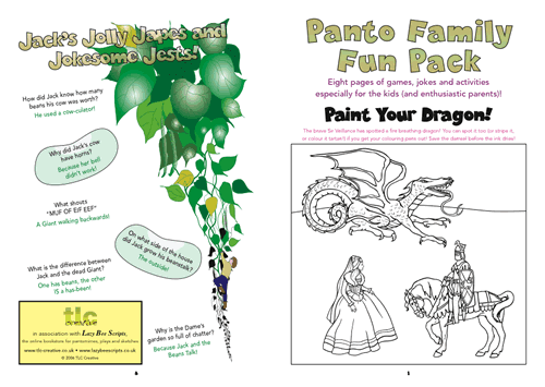 Additional material for Pantomime Fun-Pack Version 2 (Colour) by tlc Creative