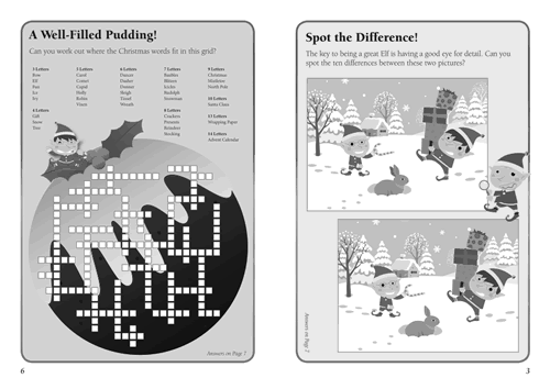 Additional material for Christmas Funpack (Monochrome) by tlc Creative